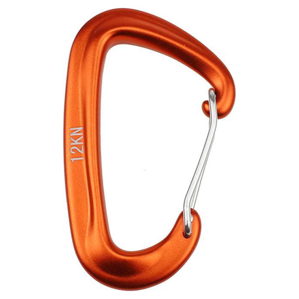 1pc Outdoor Camping Hiking Aluminum Keyring Carabiner D-ring Key Chain Clip K7L8