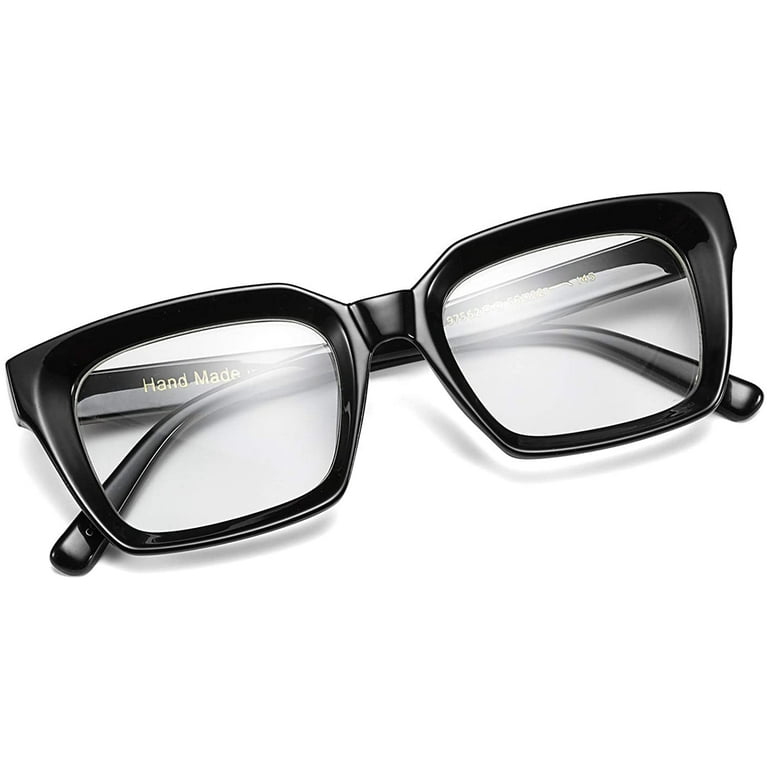 Eduardo - Square Crystal Eyeglasses