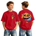 thumbnail image 3 of Boys Graphic Tees Under $10 Short Sleeve Shirts Casual Back to School Playwear Funny Cool #01 Red 12-13 Years, 3 of 6