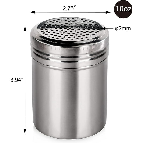 PLATS Salt/pepper shaker, set of 2 - stainless steel