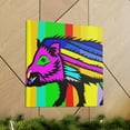 thumbnail image 6 of Wild Boar Pop Art - Canvas, 6 of 10