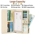 thumbnail image 3 of Sendefn Women Wristlet Wallets Large Capacity RFID Blocking Leather Wallets Credit Cards Organizer with Checkbook Holder, 3 of 6