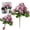 D, variant on 1 Pcs Artificial Geranium Plant Realistic Silk Flowers for Outside UV Resistant Faux Geraniums Flowers for Indoor Outdoor Home Garden Office Decoration (Red)