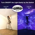 thumbnail image 4 of Pack de 2 focos LED de 60 W con luz negra, IP66, resistentes al agua, 110 V, de Onforu, 4 of 8