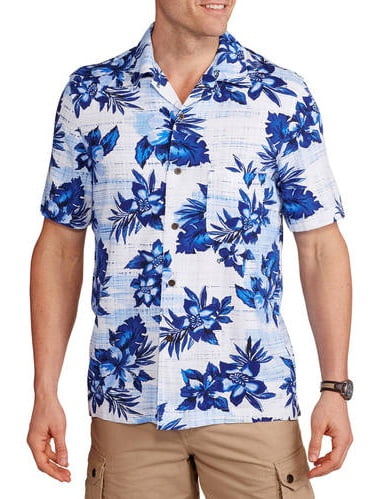 Tall Men's Rayon Hawaiian Shirt - Walmart.com