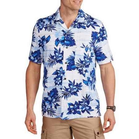 George - Tall Men's Rayon Hawaiian Shirt - Walmart.com