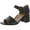 Black, variant on Vionic Women's Chardonnay Sandal Pewter Metallic 12M