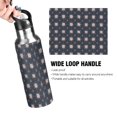 thumbnail image 4 of Yayeee 20oz Insulated Water Bottle Double Wall Stainless Steel with Flip Straw Lid, Red Fireworks Pattern, 4 of 7