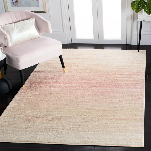 SAFAVIEH Adirondack Maris Abstract Area Rug, Pink/Ivory, 6' x 6' Square