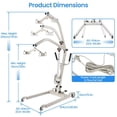 thumbnail image 2 of Lift Sling Support, Medical Patient Lift Slings Large with Commode Opening, Full Body Mesh Transfer Lift Sling, Shower Sling Toilet Sling for Elderly & Patient up to 510 lbs, 2 of 9