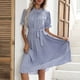 thumbnail image 4 of Vestido de manga corta con volantes NikouMX estampado de puntos S, 4 of 6