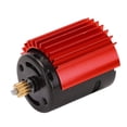 thumbnail image 2 of High-Performance 370 Metal Gear Motor with Red Radiator, Aluminum Alloy & Copper Construction, 52000 RPM, 6.0-9.0V, Precise Balanced Rotor - Perfect Upgrade Accessory for WPL D12 RC Car, Easy to, 2 of 6