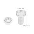 thumbnail image 2 of OULII 100 Sets Aluminium Greenhouse Tools Nuts for Farmers and Handymen, 2 of 8