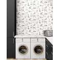 thumbnail image 6 of Stacy Garcia Home Onyx Best in Show Peel and Stick Wallpaper, 6 of 8