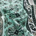 thumbnail image 6 of Boho Comforter Set Queen Size,8 Piece Bed in a Bag Sage Green Paisley Comforter and Sheet Set,Striped Bedding Set Soft Microfiber Complete Bedding Set, 6 of 8