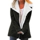 thumbnail image 1 of Abrigo de invierno para mujer, grueso y cálido, de felpa, elegante, monocolor, clásico, con solapa, manga larga, con capucha, botones, chaqueta de invierno, chaqueta de entretiempo, chaqueta de felpa, 1 of 5