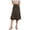 Coffee, variant on Flowy Skirts Women Elegant Midi Skirts Knee Length A-Line Flared Business Skirt for Office Casual Coffee L