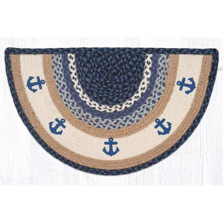 Capitol Importing 32-443A 18 x 29 in. SCP-443 Anchor Printed Slice Area Rug