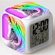 Unicorn Réveil Mignon Changement de Couleur Horloge Cool LED Horloge Nuit Lueur LED Numérique Réveil Jouets Surprise Cadeau pour les Enfants – image 1 sur 6