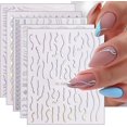 thumbnail image 1 of Pegatinas holográficas CHAO para uñas 12 hojas autoadhesivas decoración de uñas, 1 of 5