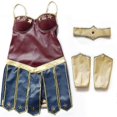 thumbnail image 1 of Halloween Superhero Costume Dress for Women Wonder Cosplay Costumes Stage Perfomance Costume Sexy Clothing Leather Fancy Dress, 1 of 5