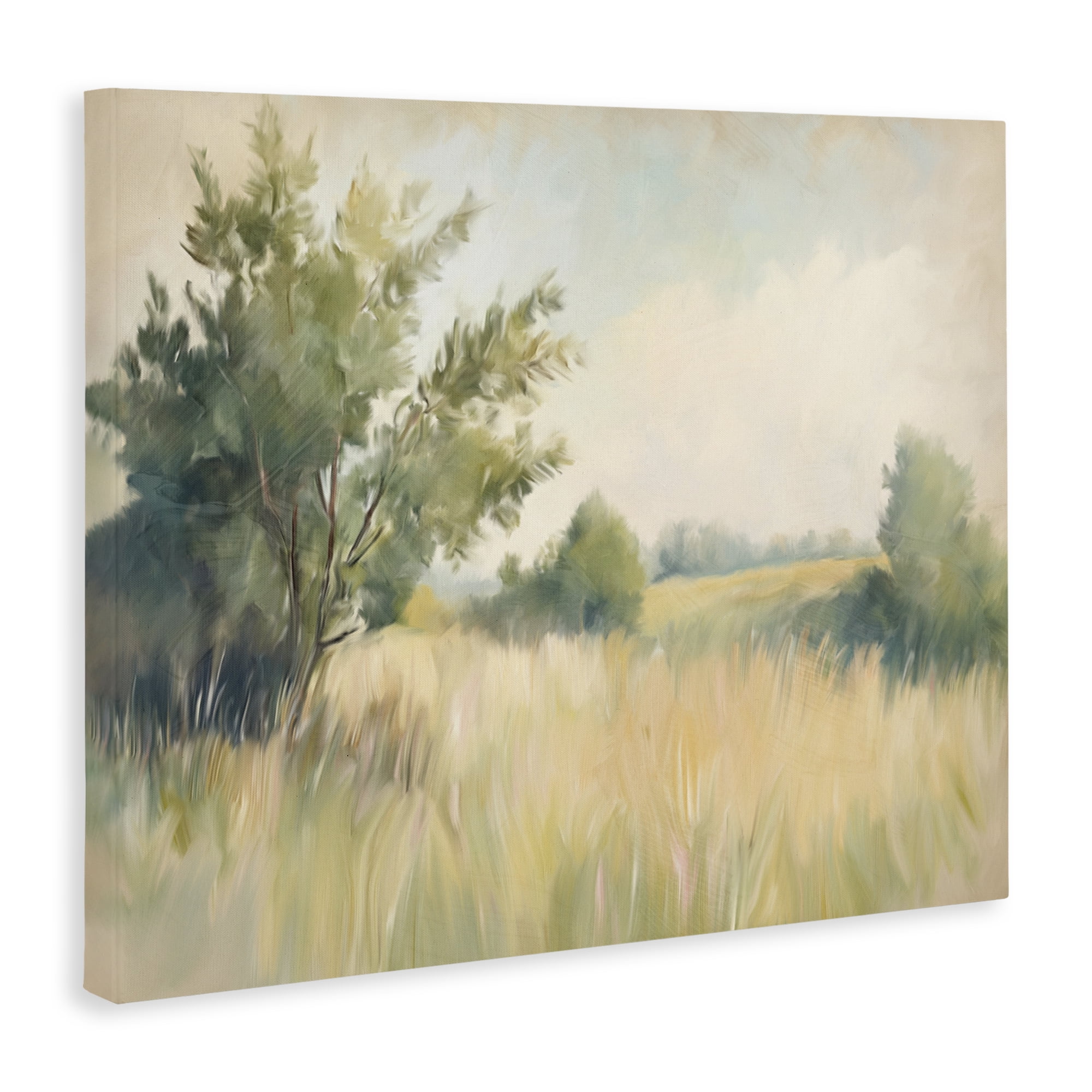 Stupell Industries Summer Green Meadow Canvas Wall Art, design by Kim Allen
