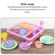thumbnail image 5 of Vogacara Juego de 19 piezas de cocina para niños, juego de juguetes con escurridor, regalo de cumpleaños para niños, tenedor para lavar platos, Juegos de imaginación Vogacara FN011189-00, 5 of 6
