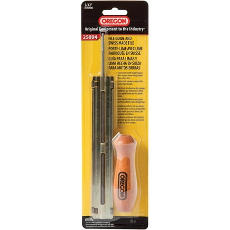 Oregon Chain 25894 5/32" Chainsaw File Guide with Files