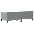 thumbnail image 3 of vidaXL Day Bed Light Grey 100x190 cm Fabric, 3 of 5