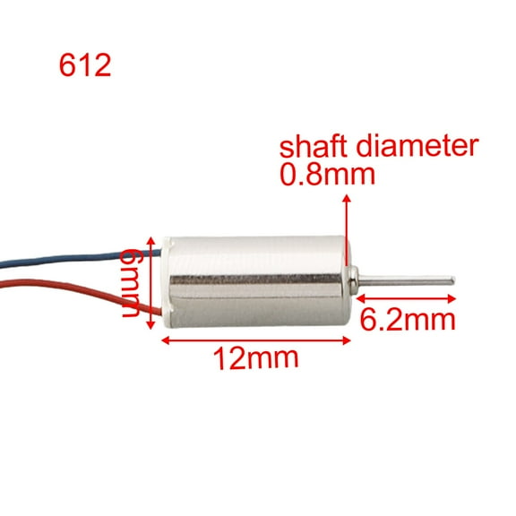 Dc3.7V 40000-50000Rpm 612 614 716 Hollow Cup Motor Coreless Motor For Rc Hm 612 Motor