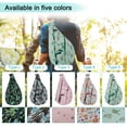 thumbnail image 2 of Mujeres Hombres Bolso bandolera floral con bolsillo con cremallera Mochila Bolso bandolera Eccomum Bolso bandolera, 2 of 7