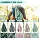thumbnail image 2 of Mujeres Hombres Bolso bandolera floral con bolsillo con cremallera Mochila Bolso bandolera Eccomum Bolso bandolera, 2 of 7