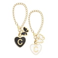 thumbnail image 1 of Accessoires de Lettres Réglables 2 Pcs Breloques Papillon pour Gobelet Nom Id Poignée Breloques Forme de Cœur Identification Accessoires Tasse Thé au Lait, 1 of 8
