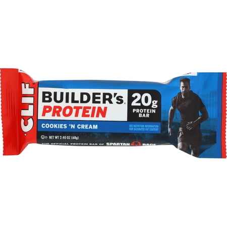 Clif Bar - Builder s Protein Bar Cookies  N Cream - 2.4 oz.