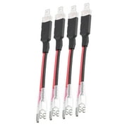 Unique Bargains H1 LED Headlight Wiring Connecting Lines Cable Harness Connector Adapter (Set of 4)