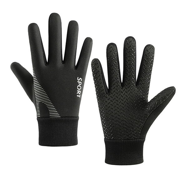 vnanda Winter Gloves 1 Pair Water-resistant Winter Warm Sports Gloves with Touchscreen for Kids Outdoor Gloves
