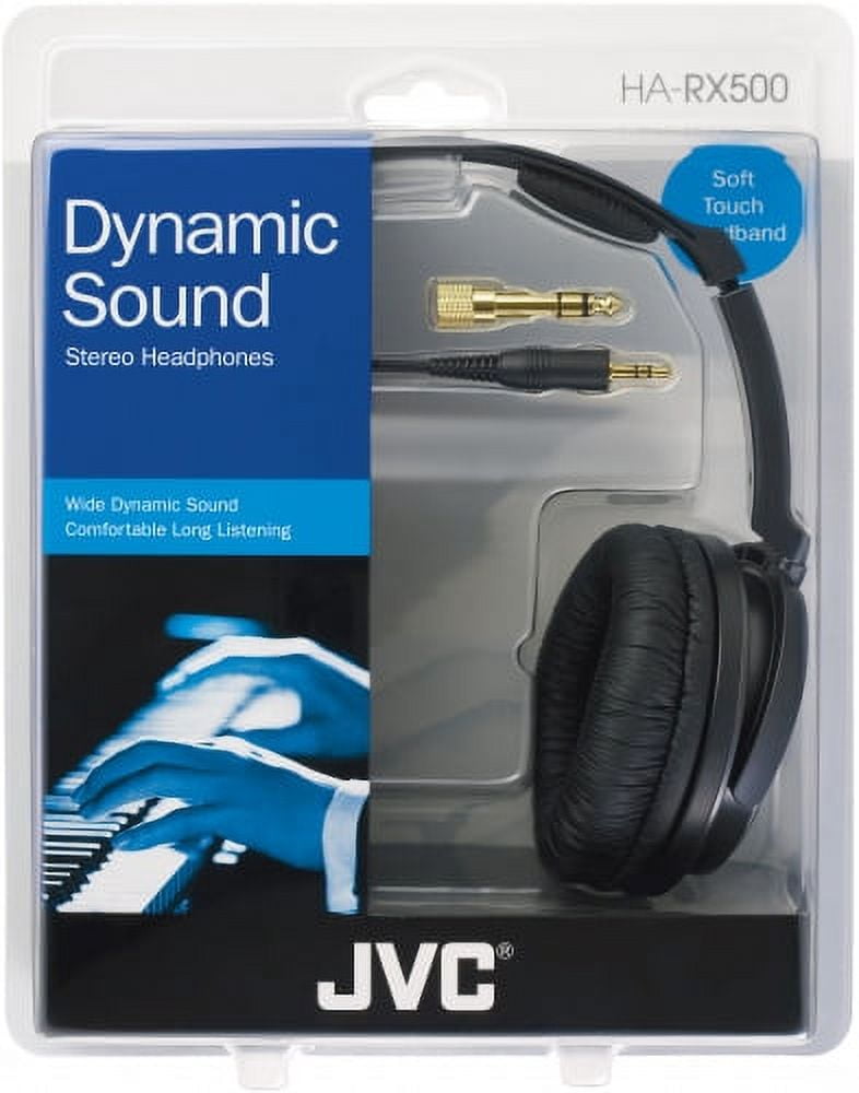 JVC Over-Ear Headphones Silver, HA-RX500