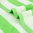 thumbnail image 4 of REGALWOVEN Striped Hand Towels Set, Absorbent Soft Towel for Kitchen Spa Workout, Stylish for Hand Face Bathroom Decor Green 2-Piece, 4 of 5