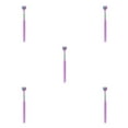 thumbnail image 1 of relayinert Macaron Color Toothbrush Vibrant And Stylish Plastic Three Head Toothbrush For Cleaning 418 Dream Purple Ad 5Set, 1 of 6