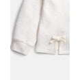thumbnail image 7 of Wonder Nation Toddler Girls Crewneck Sweatshirt with Bow, Sizes 12M-5T, 7 of 7
