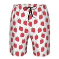 thumbnail image 3 of Goofa Cartoon Strawberry Printed Mens Swim Trunks Summer Quick Dry Short Beach Swimwear Bathing Suits-3X-Large, 3 of 9