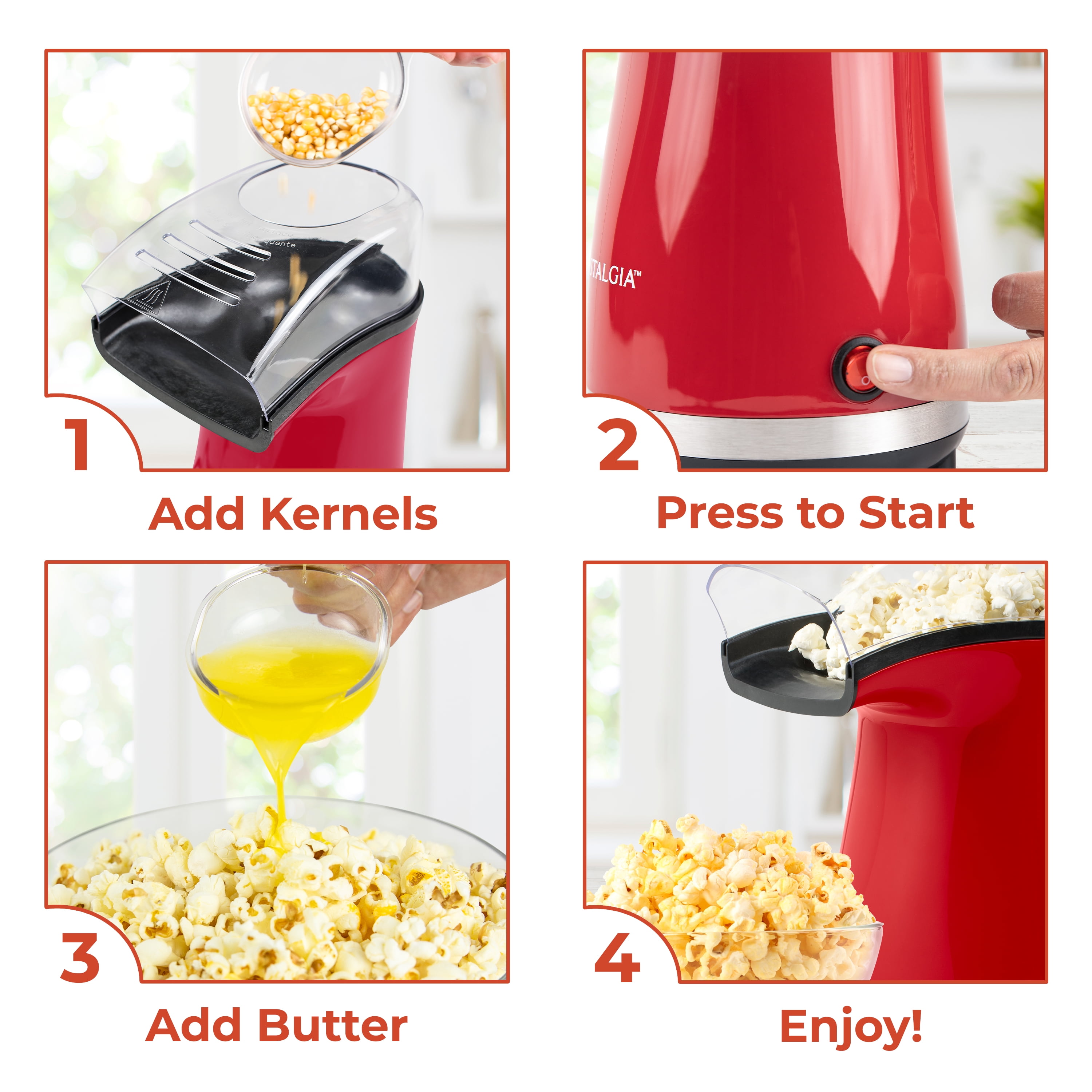 Nostalgia Air-Pop Popcorn Maker 