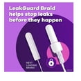 thumbnail image 2 of Tampax Tampons Radiant Trio Pack, Léger/régulier/super, Non Parfumé (80 Unités), 2 of 6