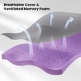 thumbnail image 4 of Cubrecolchón SINWEEK de espuma viscoelástica de gel, 7,62 cm, tamaño completo, 4 of 8