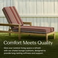 thumbnail image 2 of Stripe Brick Chaise Lounge Cushion, 2 of 8