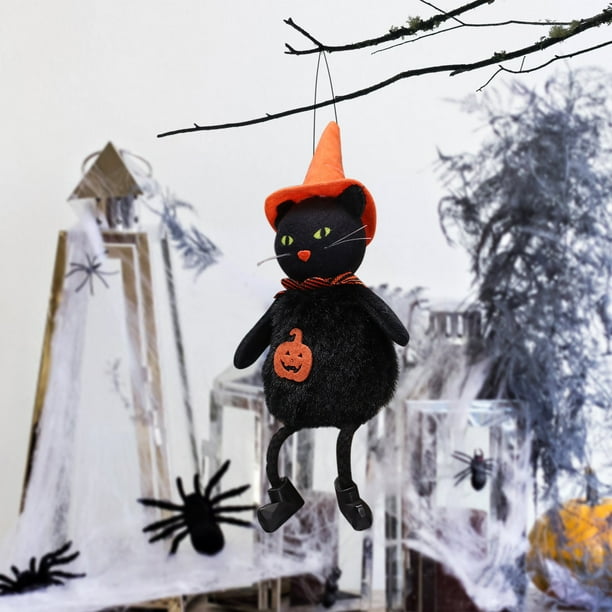 Decoración navideña de Halloween con colgante de muñeca de bruja fantasma de cien