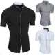 thumbnail image 3 of Camisa Hombre Manga Corta Corte Pegado Casual Camisas, 3 of 6