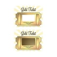 thumbnail image 6 of My Scratch Offs Gold Ticket Rectangle DIY Scratch-off Note Cards & Stickers, 20 Pack, 6 of 7