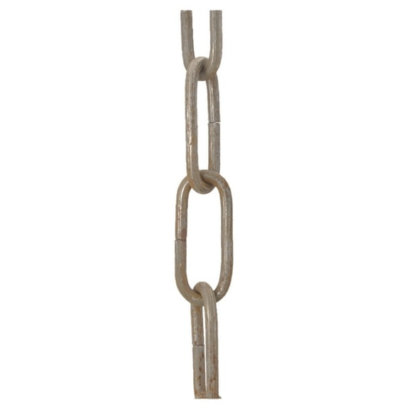 B&P Lamp® Steel Unfinished, Heavy Duty Straight-Sided Chain, 3 Ft. Length