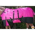 thumbnail image 3 of 78" Hilason 1200D Winter Waterproof Turnout Horse Blanket Belly Wrap Pink, 3 of 8